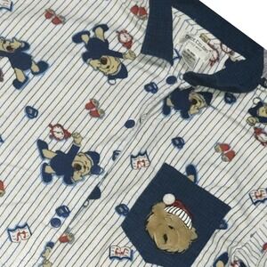 True Colors Vintage Teddy Bear‎ Pajama Sleep Dress Women's Medium 1995